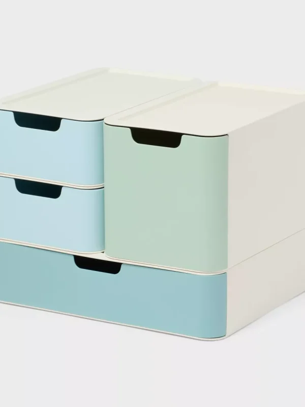 Modular Storage Drawer Set Blue